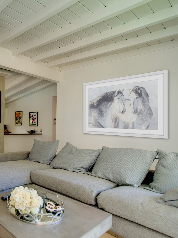 Marmont Hill, "Twins with Spots" Framed Painting Print, 45x30