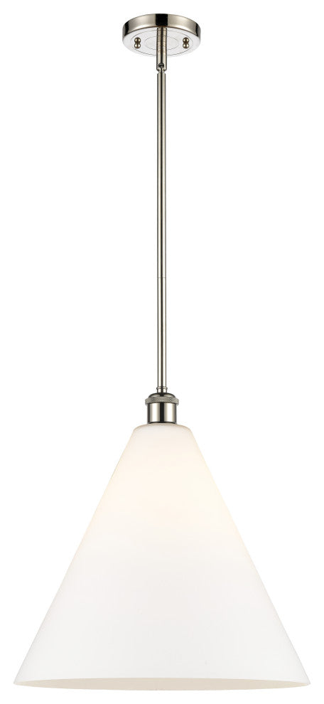 Innovations 516-1S-PN-GBC-161-LED 1-Light Pendant, Polished Nickel