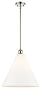Innovations 516-1S-PN-GBC-161-LED 1-Light Pendant, Polished Nickel