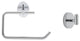 Amalfi 2-Piece Chrome Bathroom Accessory Set w/ Toilet Paper Holder & Robe Hook