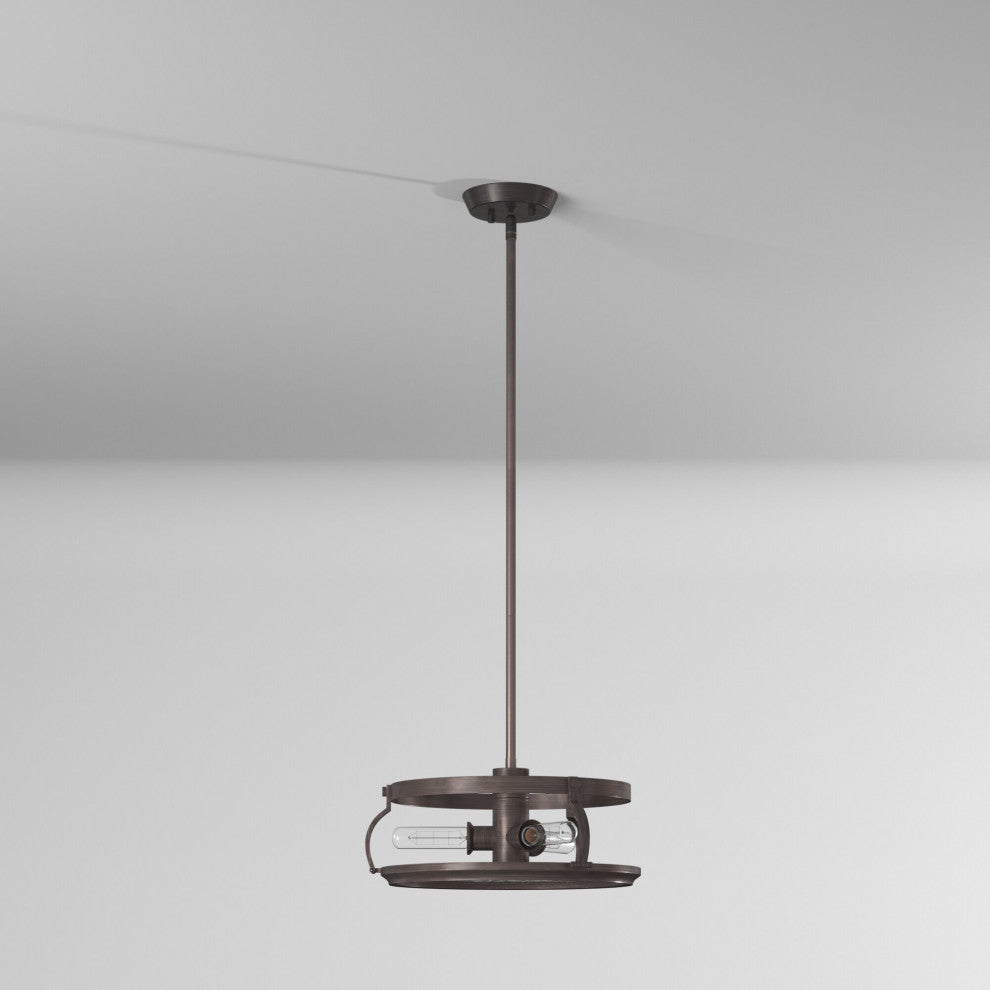 Eaton 3-Light Pendant, Satin Copper Bronze