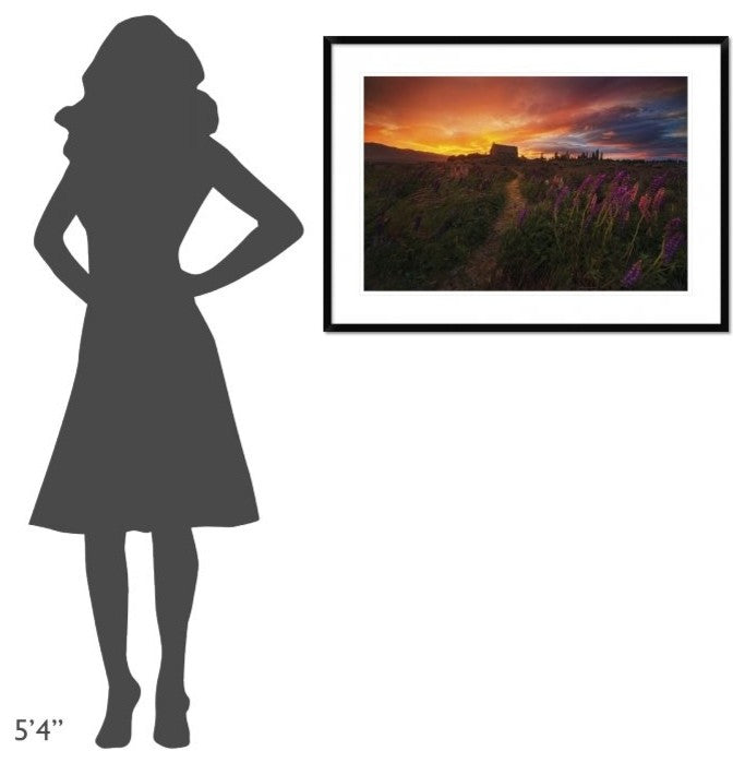 "In The Wind" Framed Digital Print by Yan Zhang, 38"x28"