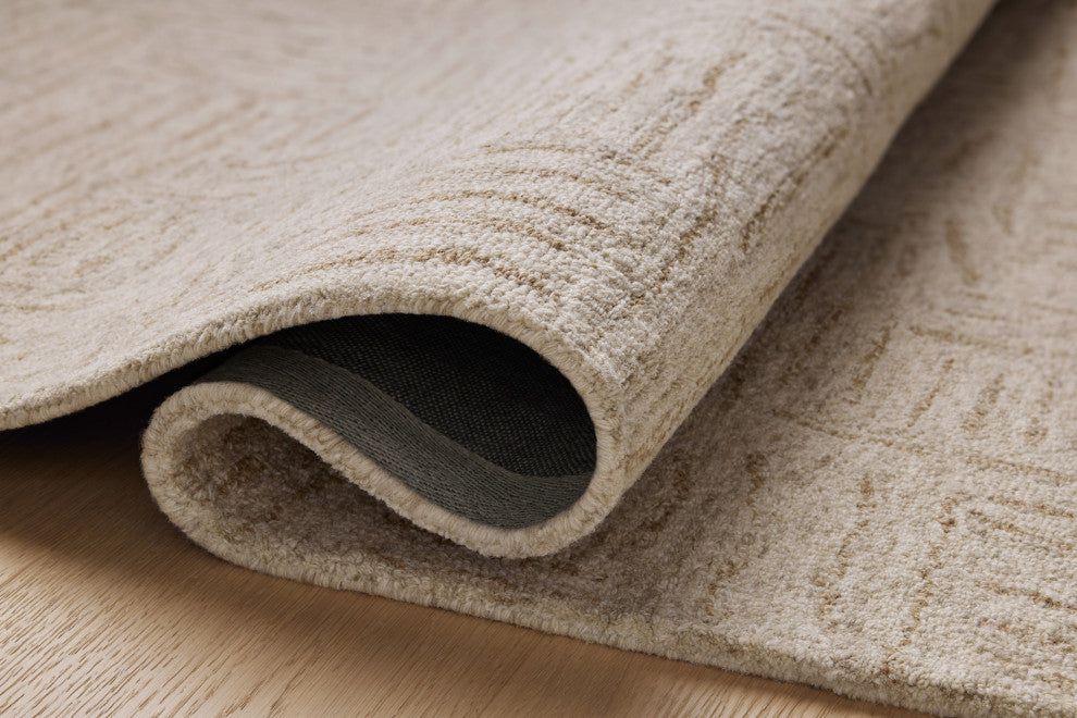 Chris Loves Julia x Loloi Polly Smoke / Sand 2'-6" x 7'-6" Runner Rug