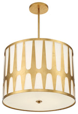 Royston 5 Light Antique Gold Pendant