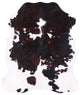 6' 5" X 5' 10" Organic Natural Hair-On Cowhide Area Rug C1598
