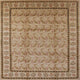 Ahgly Company Indoor Square Mid-Century Modern Area Rugs, 5' Square
