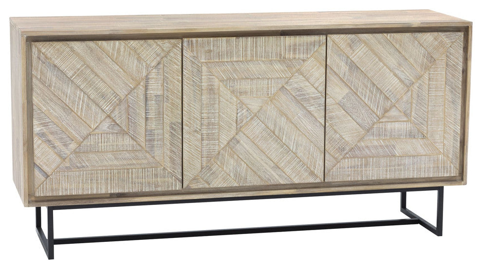 Peridot Sideboard Buffet, Natural Acacia Wood