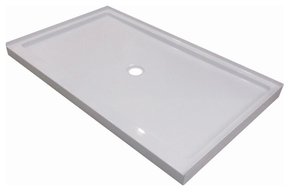 Miseno MNOSB6036C 60" x 36" Rectangular Shower Base - White