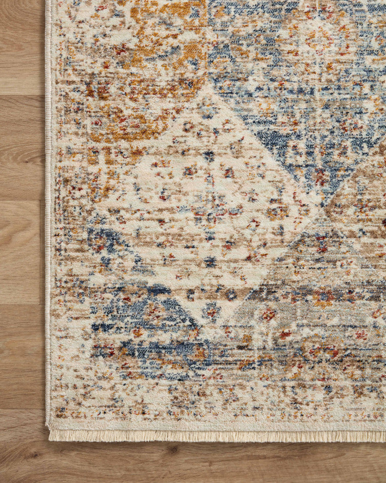 Loloi II Sorrento Ivory/Multi 6'7"x9'10" Area Rug