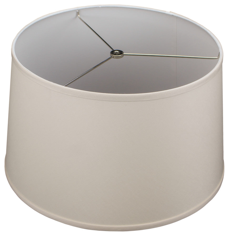 Fenchel Shades 15"x17"x10" Spider Attachment Empire Lamp Shade, Linen Ivory