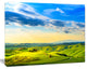 Colorful Tuscany Countryside Farm, Landscape Canvas Wall Art, 20"x12"