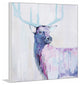 "Le Cerf" Floater Framed Painting Print on Canvas, 12"x12"