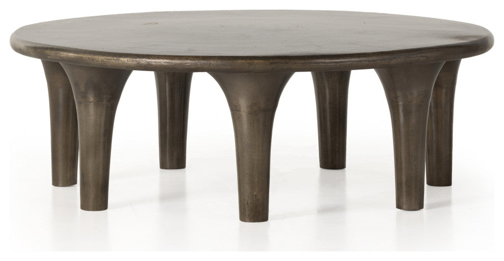Kelden Coffee Table-Aged Bronze