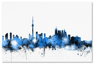 "Toronto, Canada Skyline" Canvas Art by Michael Tompsett