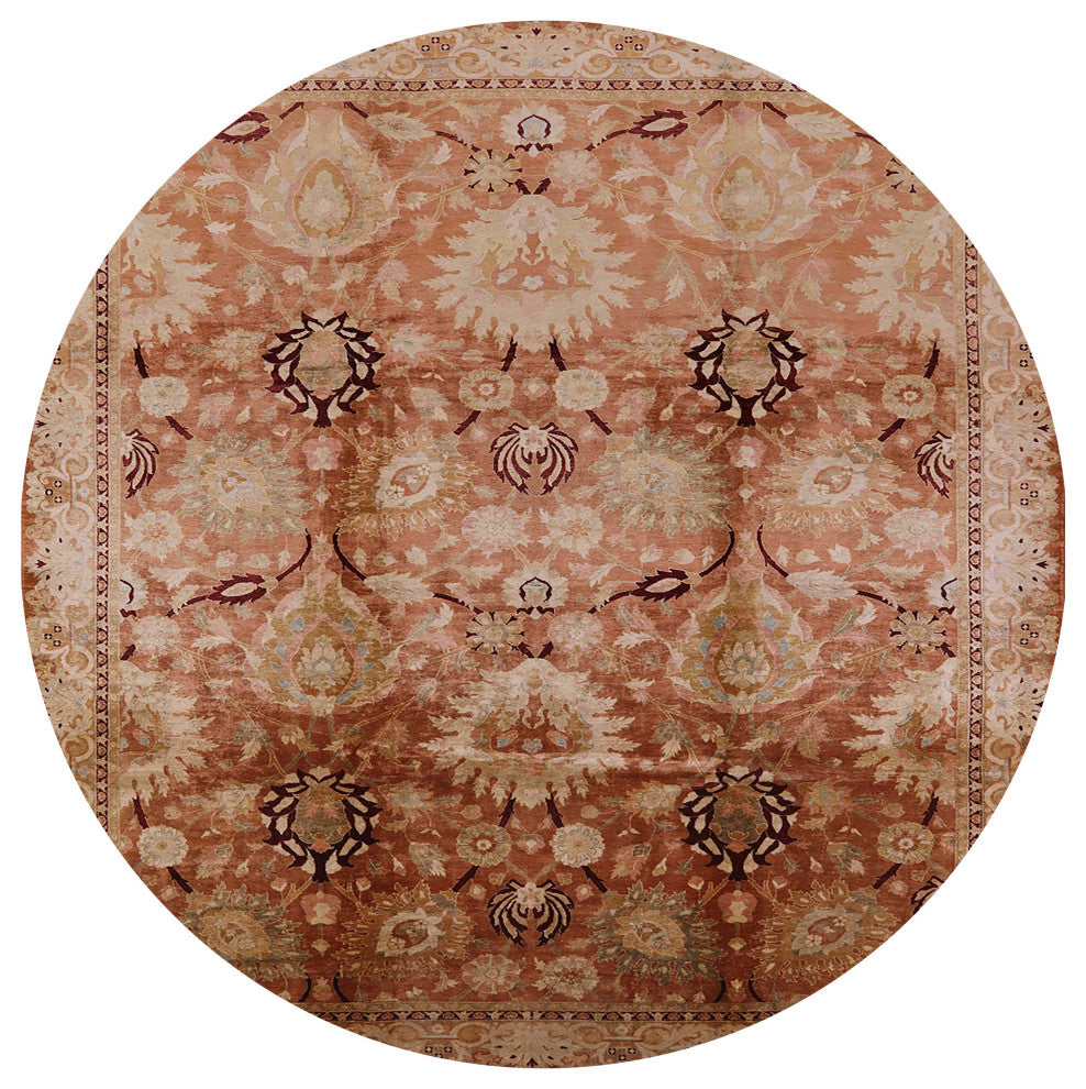 Ahgly Company Indoor Round Mid-Century Modern Area Rugs, 3' Round