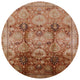Ahgly Company Indoor Round Mid-Century Modern Area Rugs, 3' Round