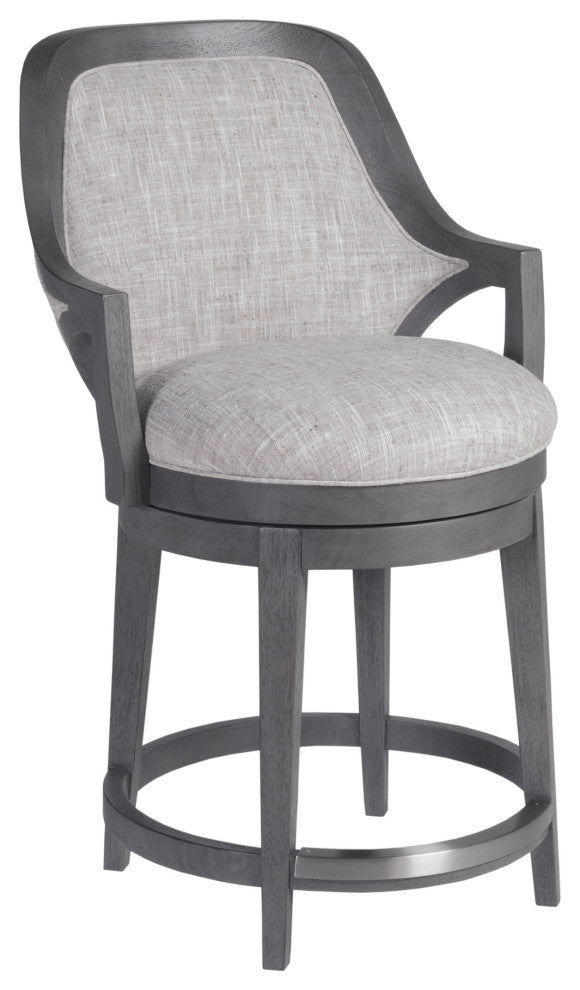Appellation Upholstered Swivel Counter Stool