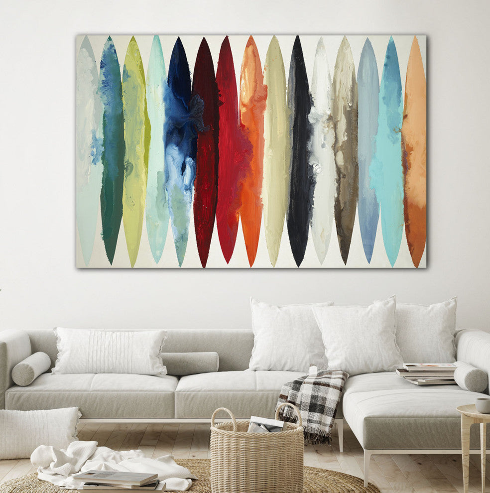 Even Flow - 84 x 54 by Randy Hibberd