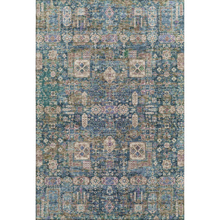 Premium Machine Washable Mayfield AMF637 Green 9' x 12' Rug