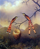 Martin Johnson Heade Two Hummingbirds with Their Young Gallery Wrapped Canvas