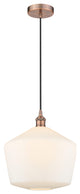 Innovations 616-1P-AC-G651-12 1-Light Mini Pendant, Antique Copper