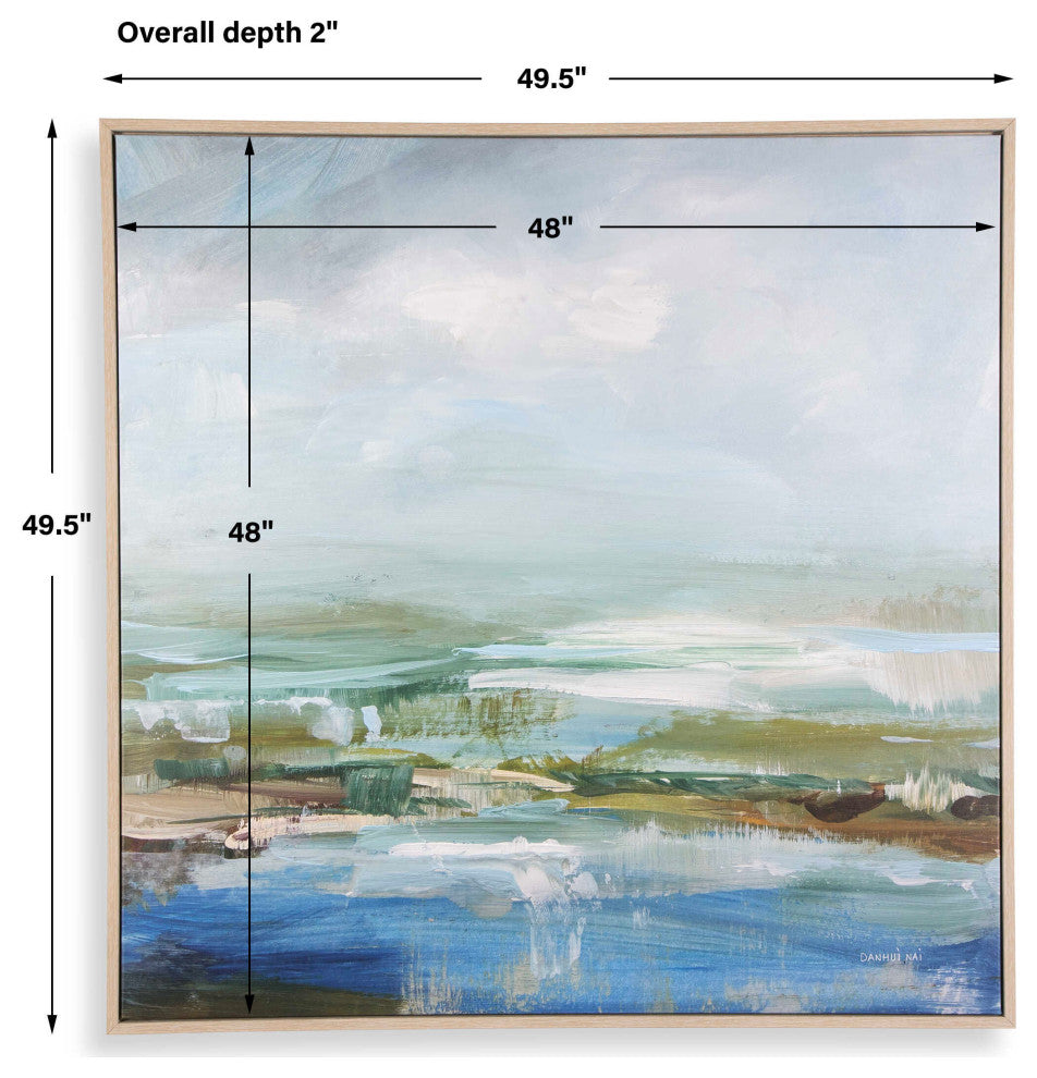 Uttermost Lush Valley Framed Canvas