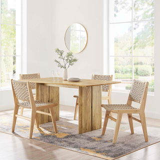 MODWAY Amistad 60" Wood Dining Table