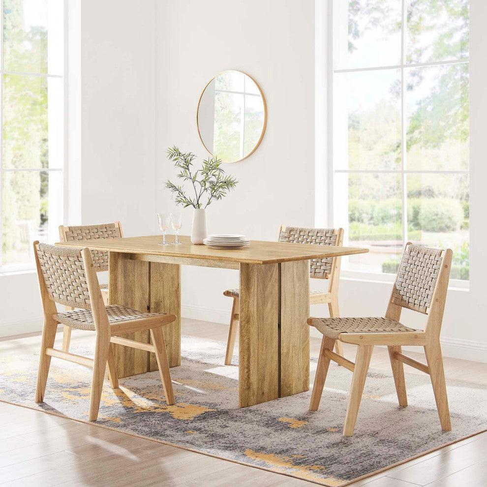 MODWAY Amistad 60" Wood Dining Table
