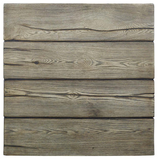 Manteo Rustic Coastal Outdoor Patio Side Table Light Gray