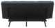 Jaden Convertible Fabric Sofa, Dark Blue