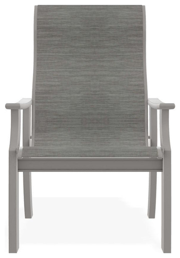 St. Catherine Sling Outdoor Armchair, Sicily/Warm Gray