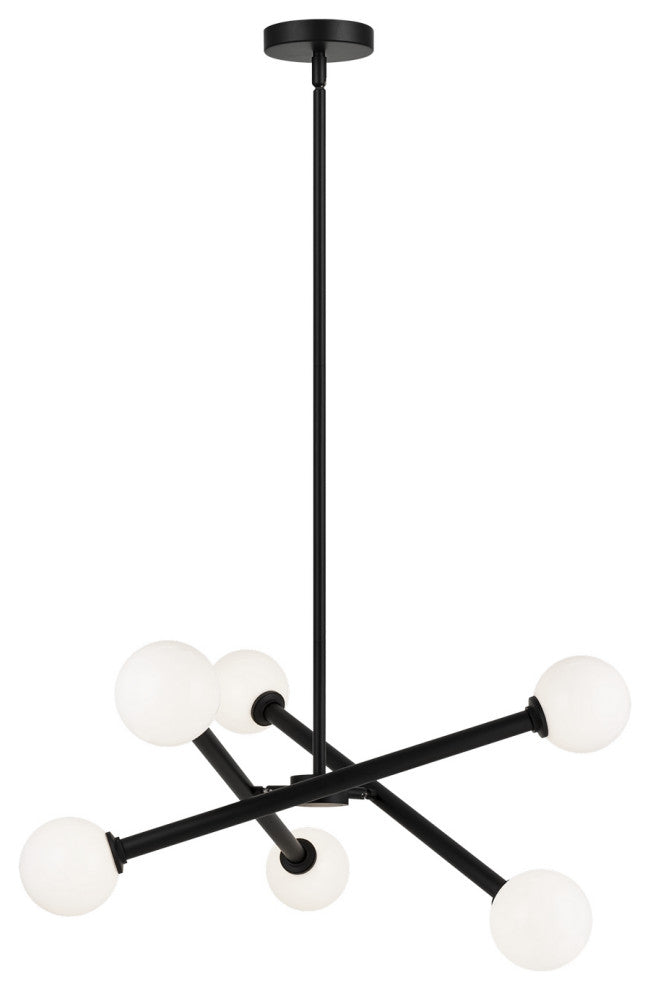 Matteo Lighting C64606BKOP Pendant, Black Finish