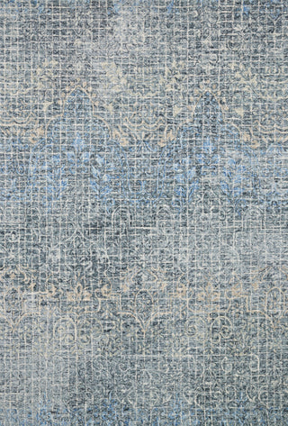 Global Textiles Inspired Hand Hooked Tatum Rug by Loloi, Ink/Blue, Sample