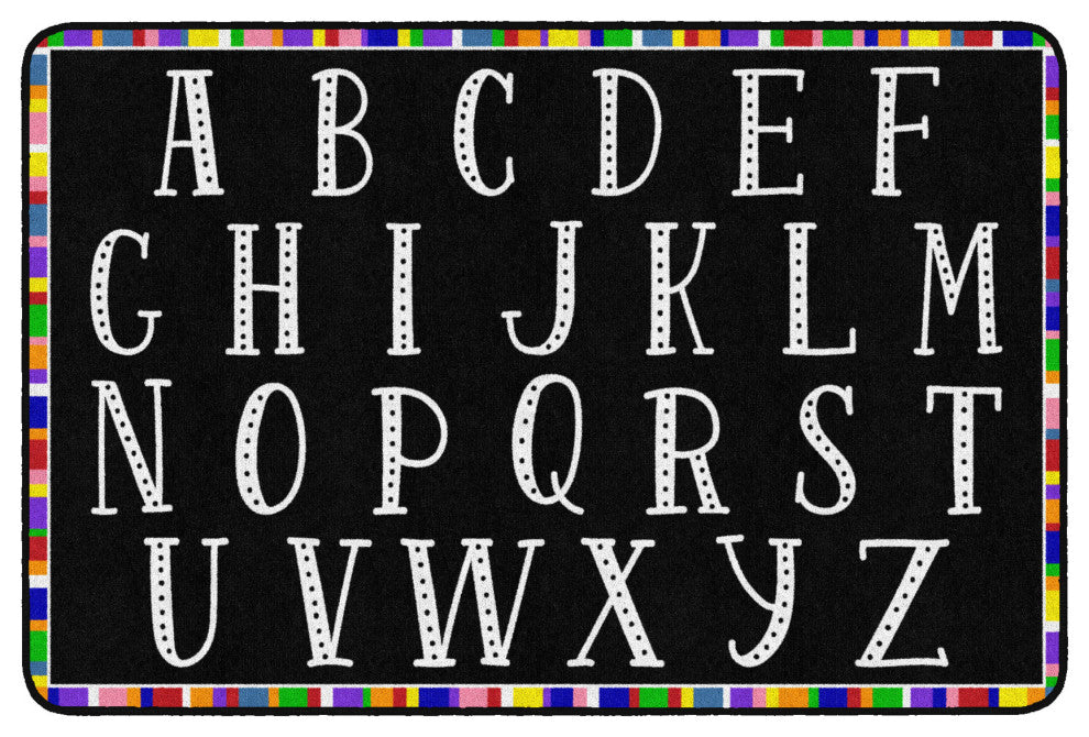 Flagship Carpets VA1661-32FS 6'X8'4" Colorful Abc's Educational Rug