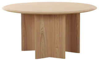 Modrest Masuda Modern Natural Ash Round Dining Table