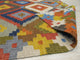 Multi-Colored Traditional Geometric Kilim Area Rug