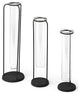 Set of Three Test Tube Stand Vases