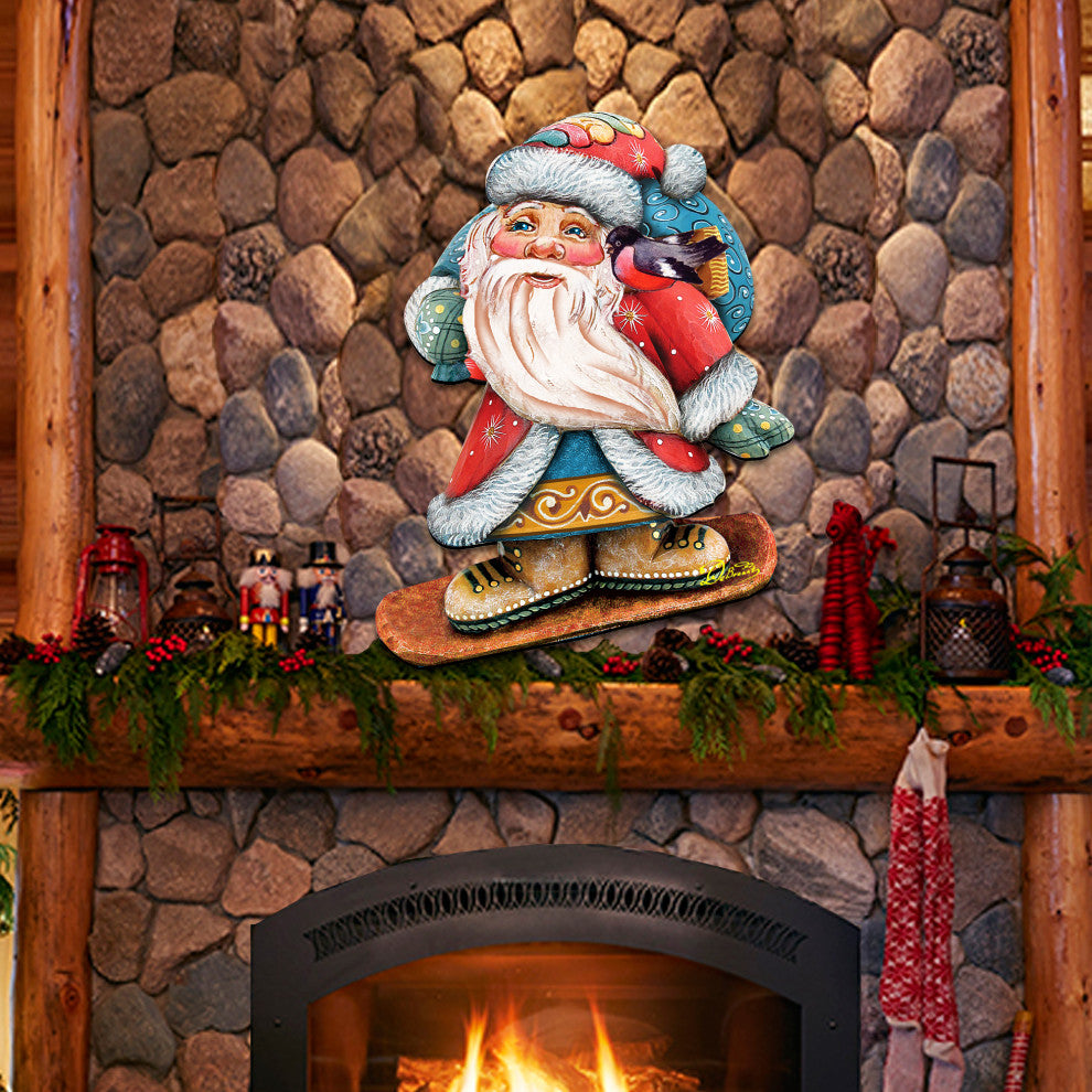 Snow Blocking Santa Dec