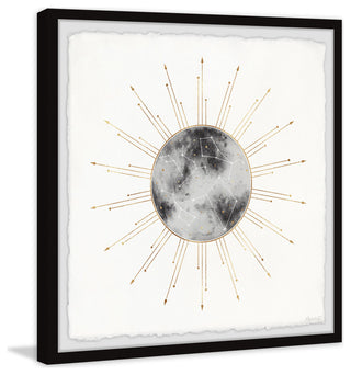 "Night Sky Guide" Framed Painting Print, 32x32