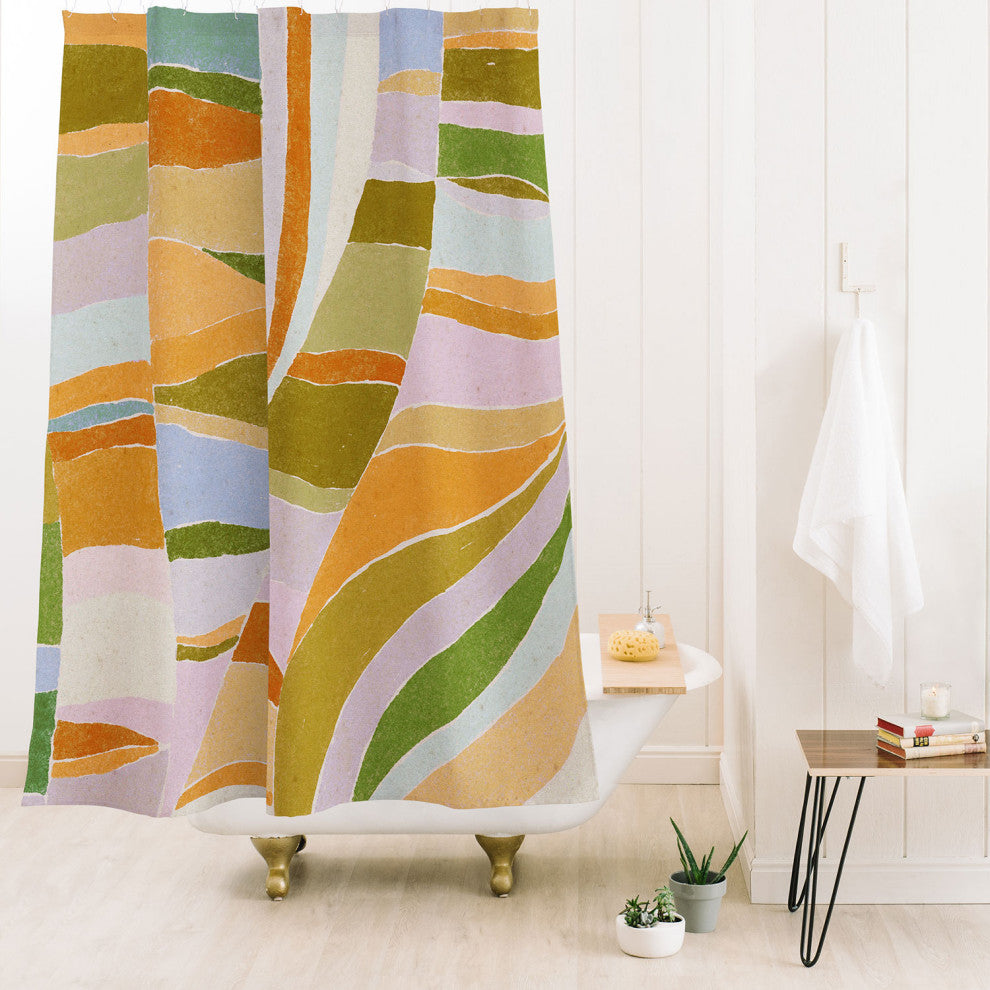 Alisa Galitsyna Colorful Flow Shower Curtain