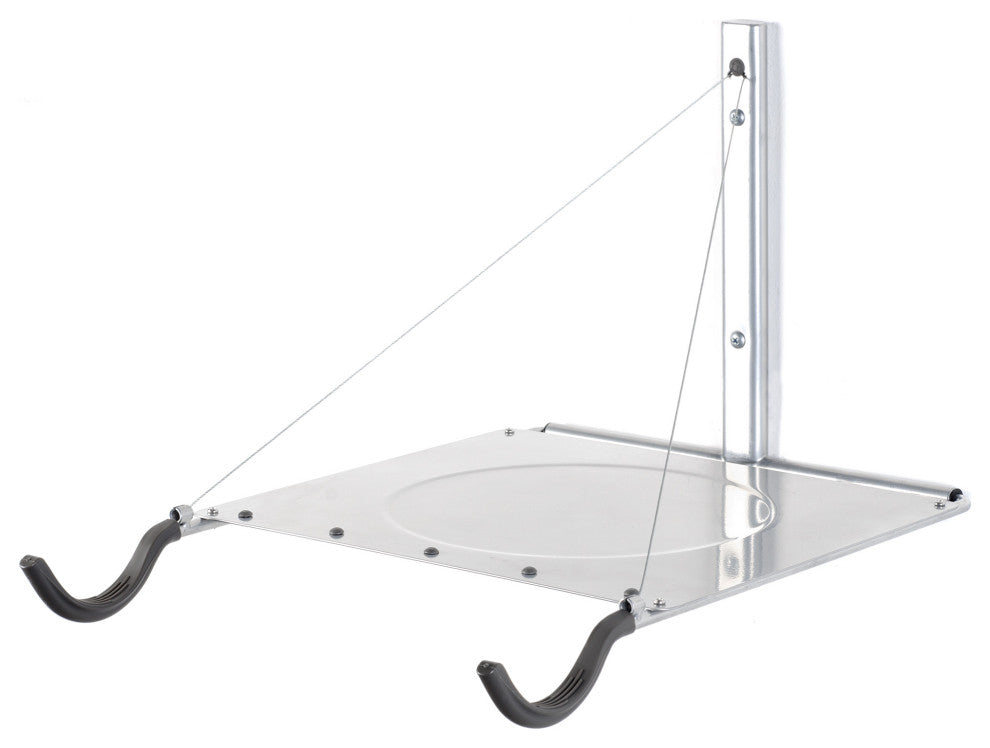 Single Bike Wall Mount Rack w/ Shelf
