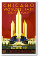 Chicago World Fair - Vintage Artwork Reprint Poster