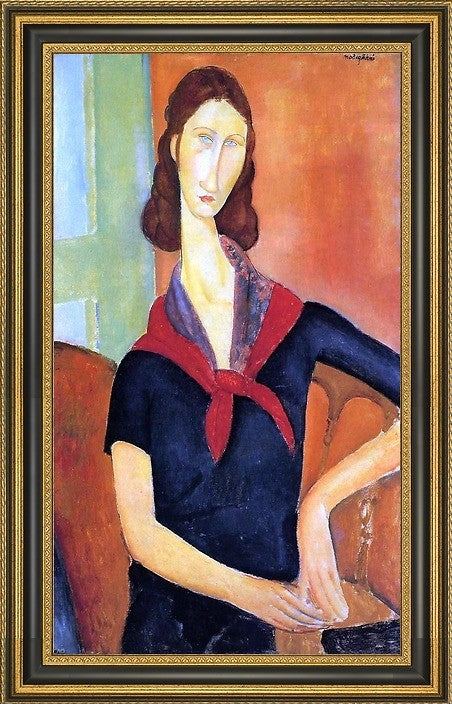 Amedeo Modigliani Jeanne Hebuterne Scarf