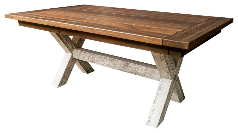 Parker Extendable Farmhouse Table, Provincial, 48x60 With 2 Bb Ext