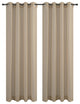 54"x84" Sahara, Set of 2, Linen Sheer Panels With Grommets, Stone