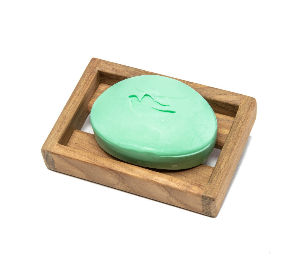 Traditional Solid Teak Vanity Soap Dish