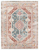 New Mexico NWM-2308 Rustic Rust/Blue 7'10"x10'3" Area Rug