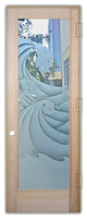 Interior Prehung Door or Interior Slab Door - High Seas - Douglas Fir (stain...