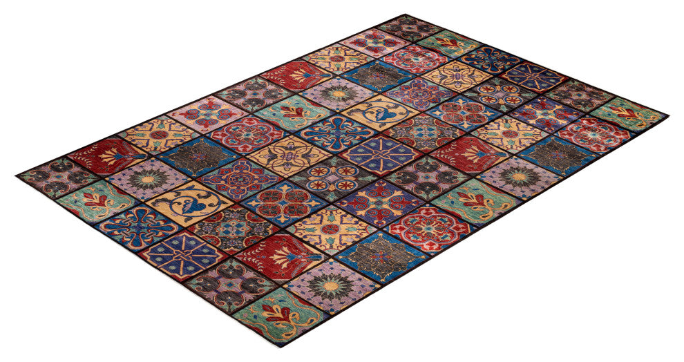 Eclectic, One-of-a-Kind Handmade Area Rug Brown, 17' 7" x 12' 3"