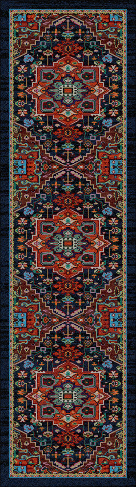 Persia, Black, 2'x8'